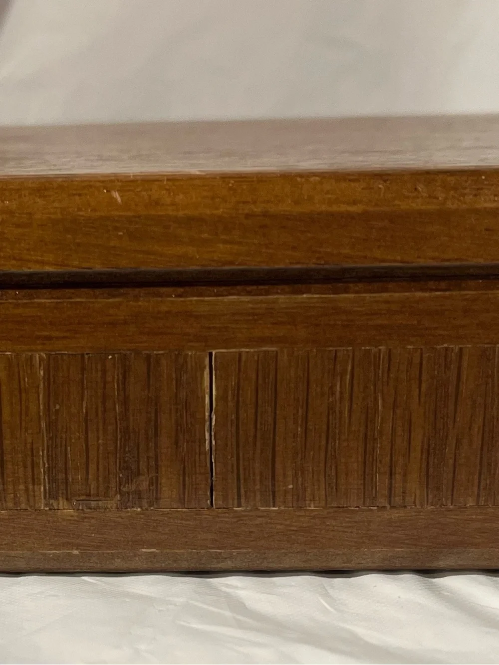 Wooden Jewelry Organizer Box Lift Lid with Mirror